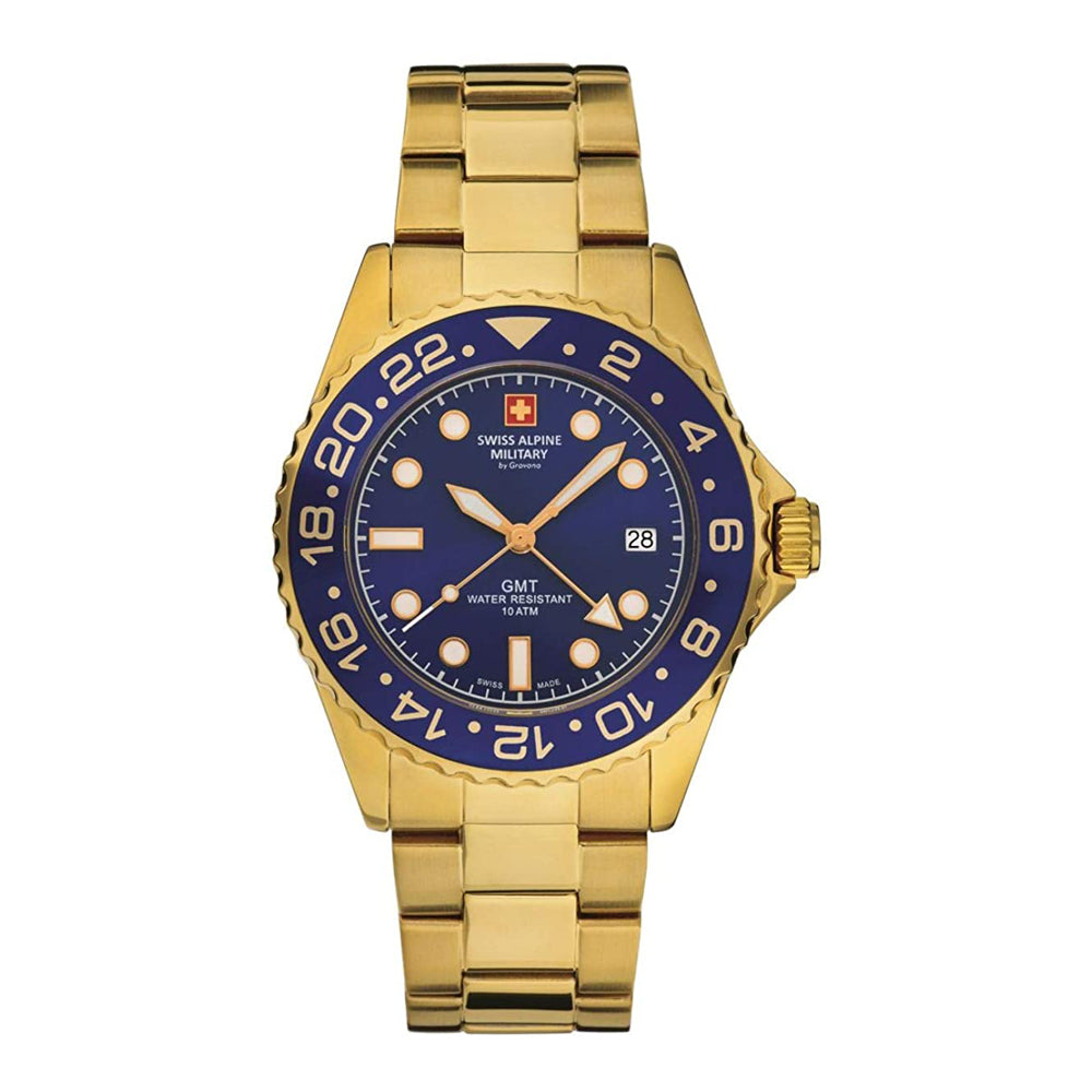 Swiss Alpine Military GMT 7052.1115SAM Orologio uomo
