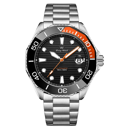 Orologio Meccanico Automatico Welly Merck 189M – Acciaio Inossidabile, Zaffiro, 10 ATM