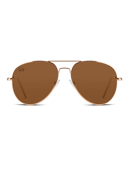Occhiali da sole aviator Twig Pennac COPPER BROWN