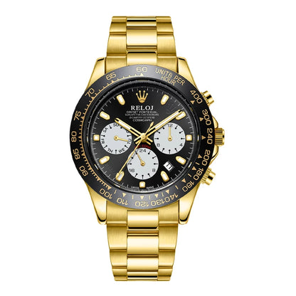 Orologio uomo cronografo multifunzione YELLOW