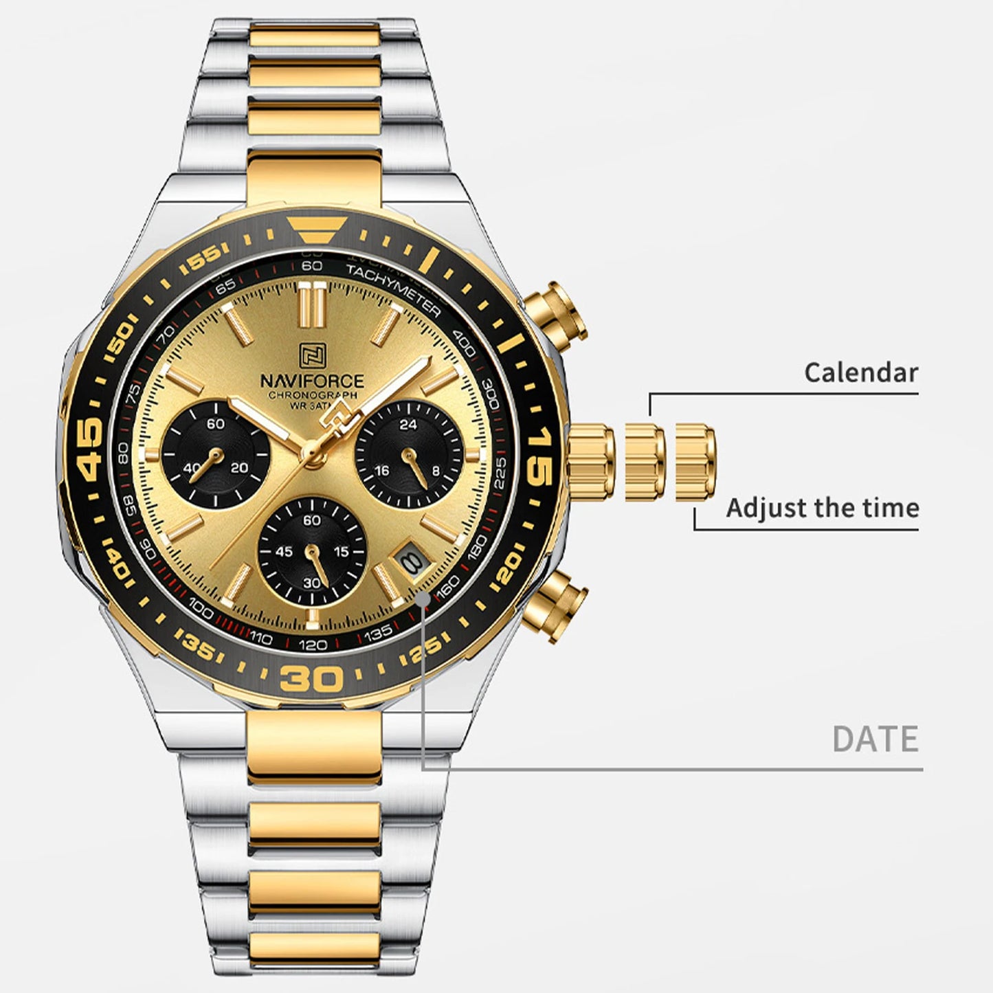 Orologio Naviforce cronografo uomo al quarzo