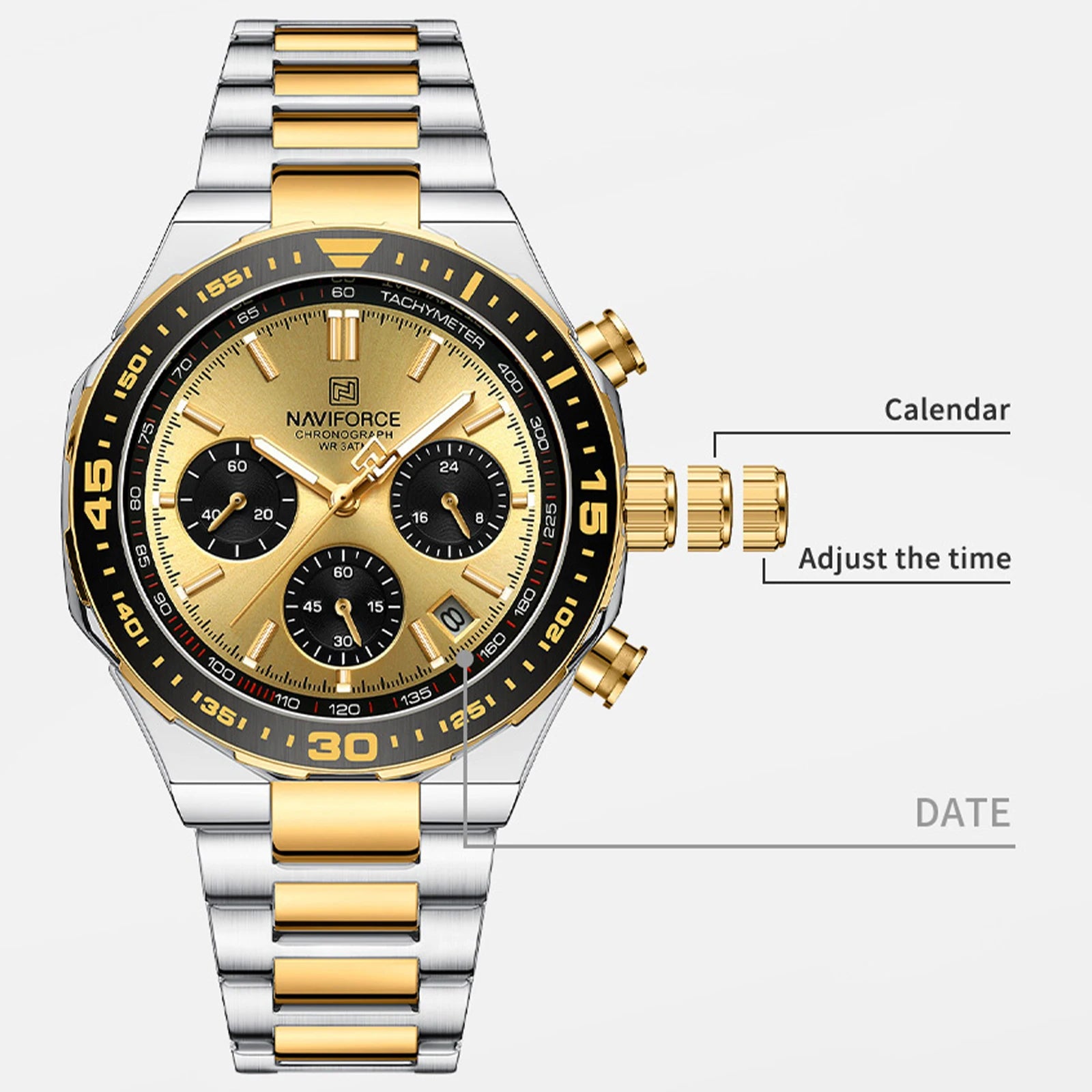 Orologio Naviforce cronografo uomo al quarzo