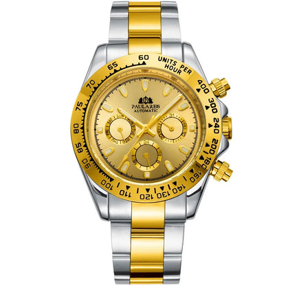 Orologio Automatico cronografo uomo Half-G Gold