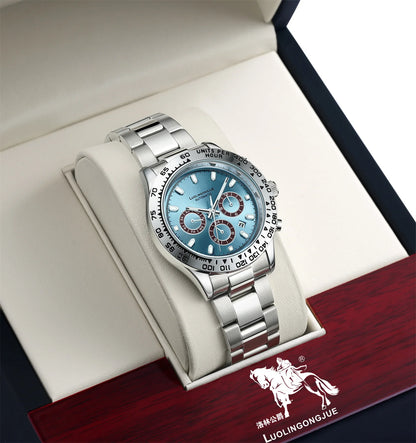 Orologio uomo cronografo multifunzione