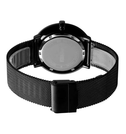 Orologio minimal ultraleggero ultrasottile black green