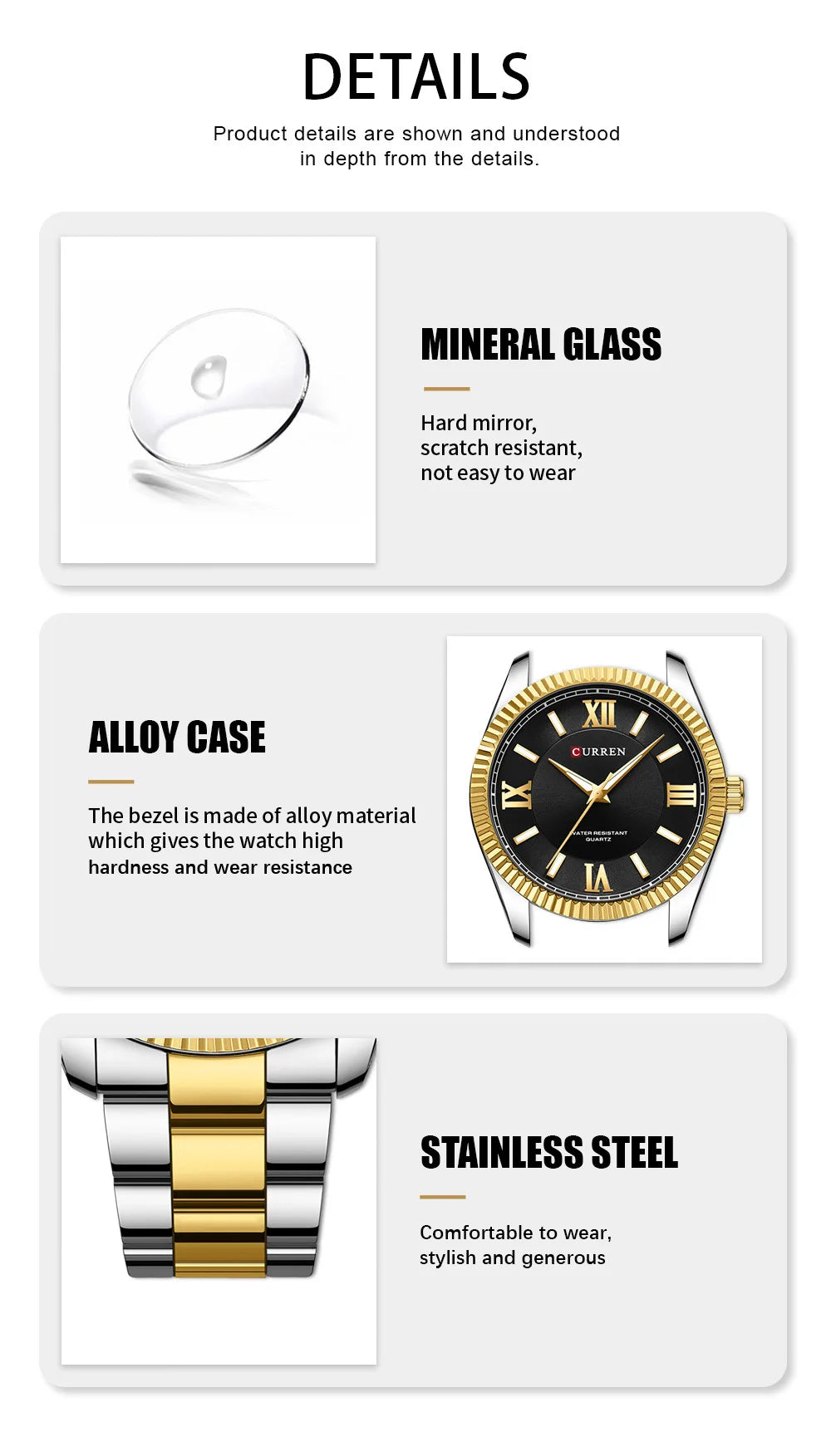 Orologio Fashion movimento al quarzo