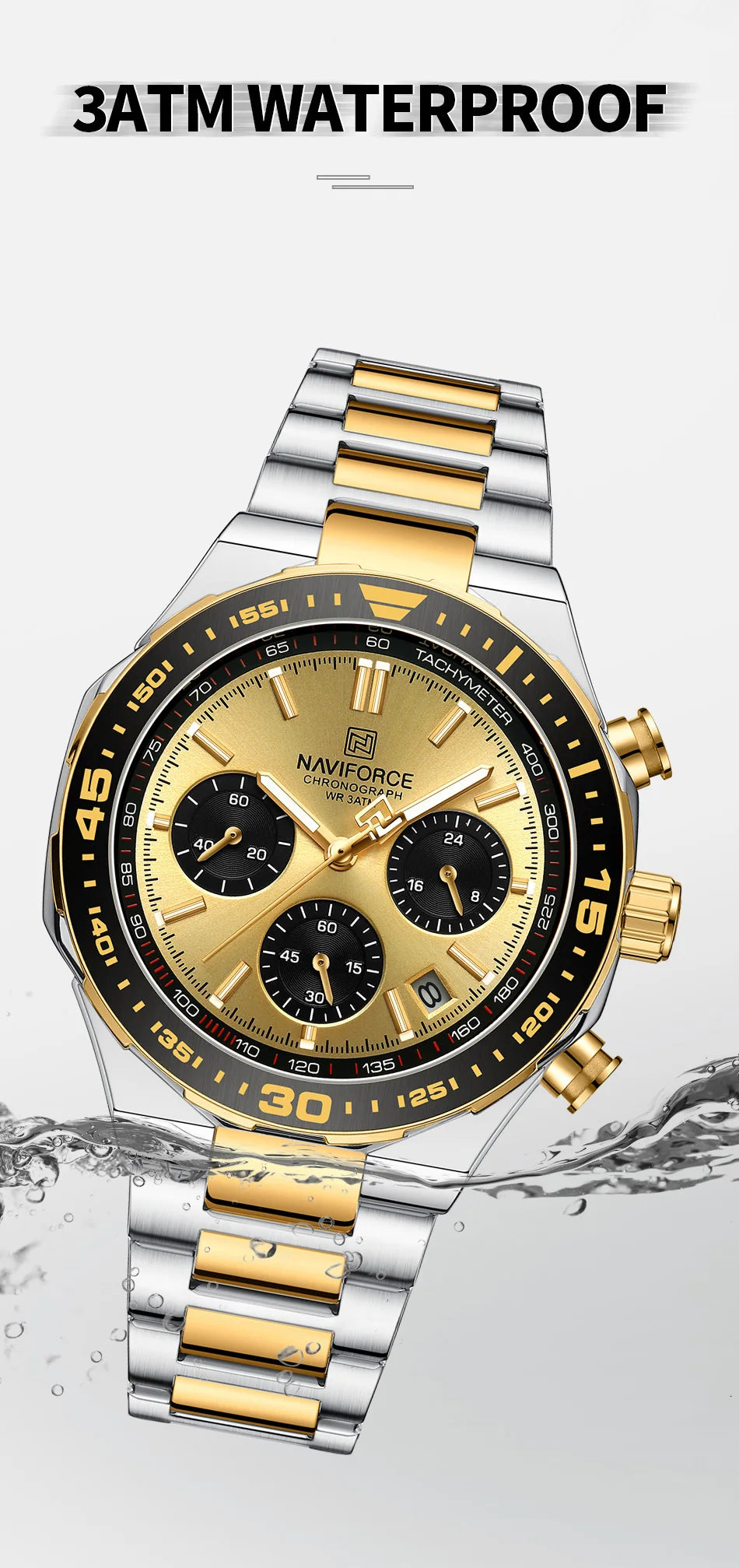 Orologio Naviforce cronografo uomo al quarzo