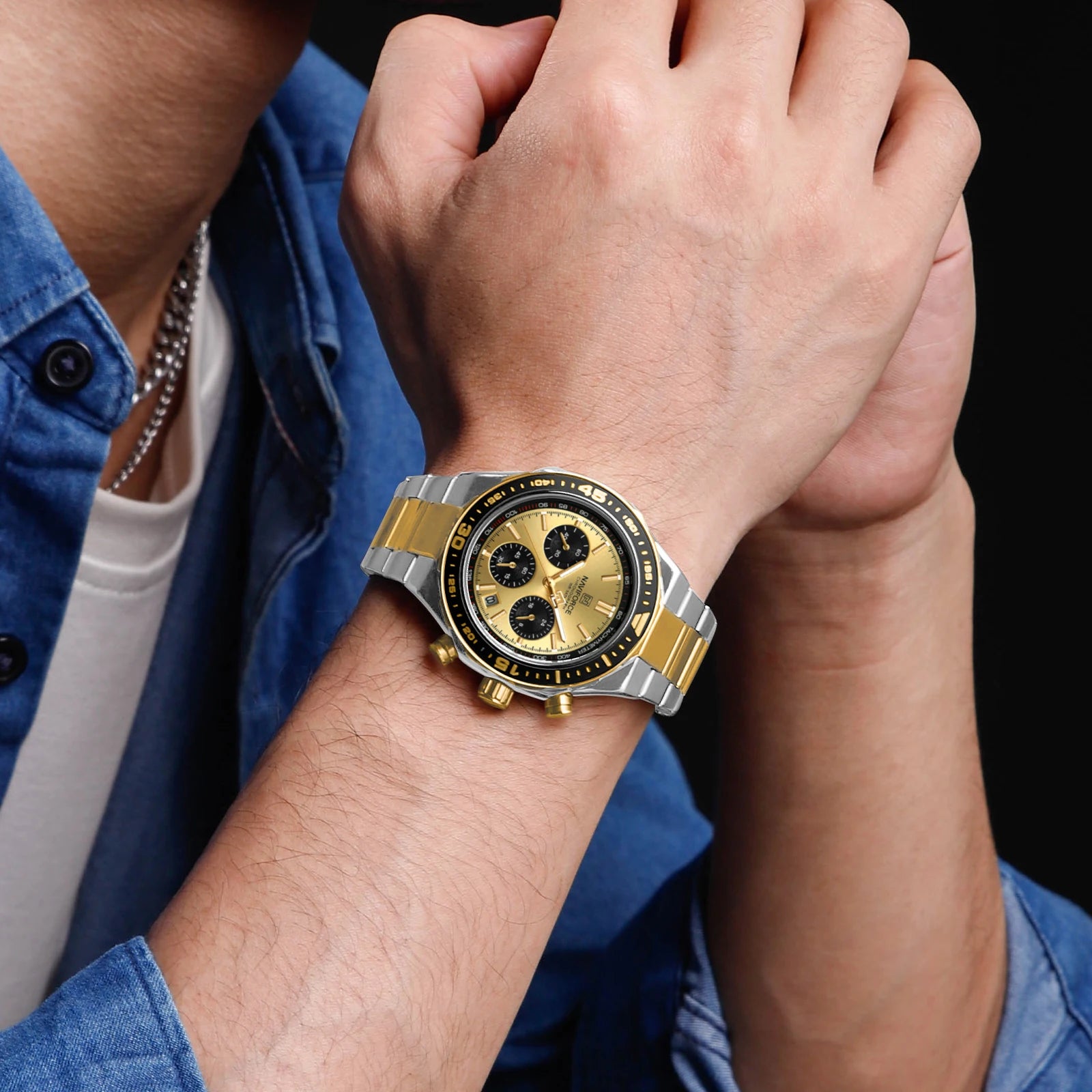Orologio Naviforce cronografo uomo al quarzo