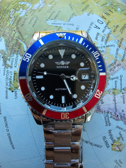 Orologio uomo automatico meccanico mod. Gmt