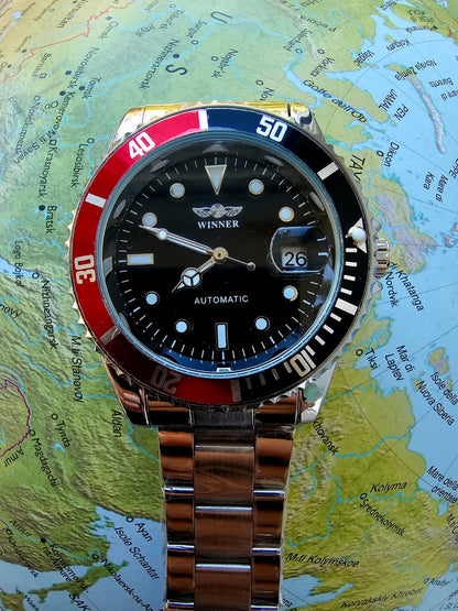 Orologio uomo automatico meccanico mod. Gmt