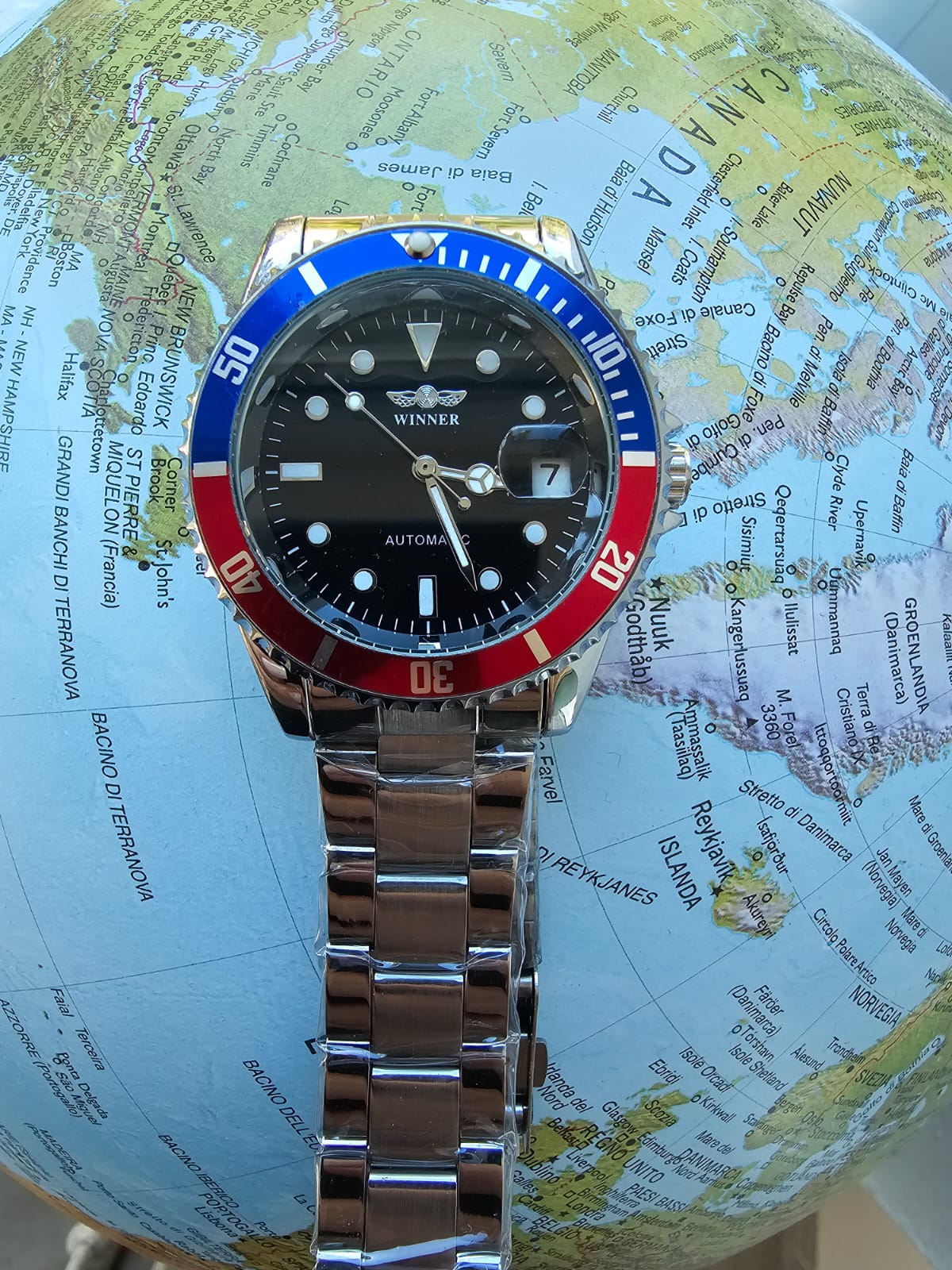 Orologio uomo automatico meccanico mod. Gmt