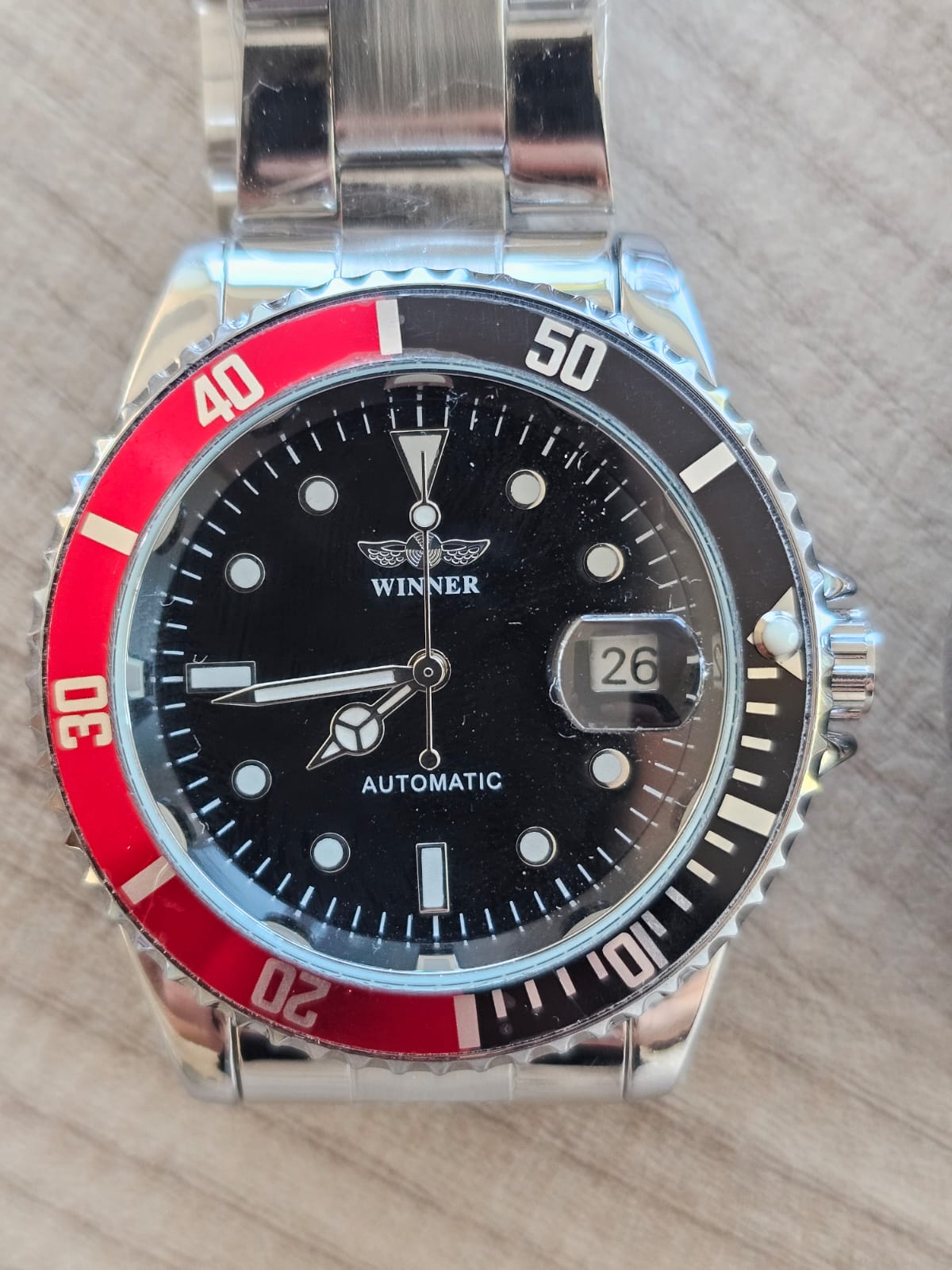 Orologio uomo automatico meccanico mod. Gmt