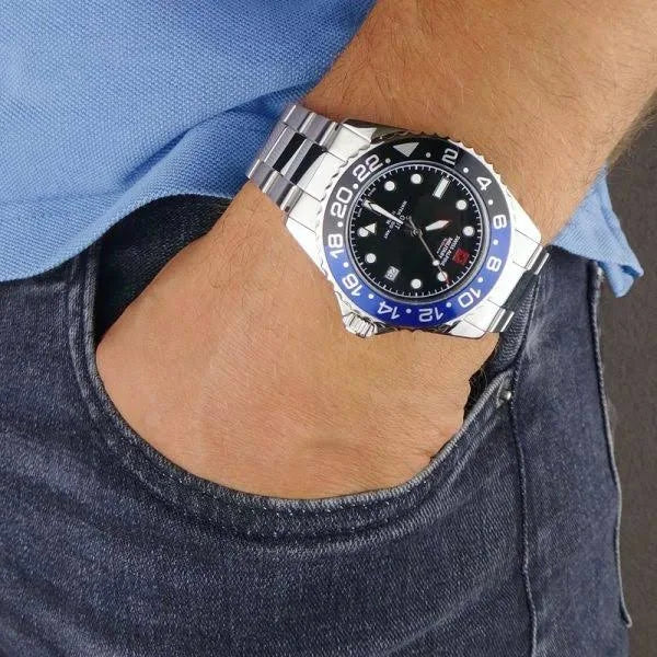 Swiss Alpine Military GMT 7052.1132SAM Orologio uomo