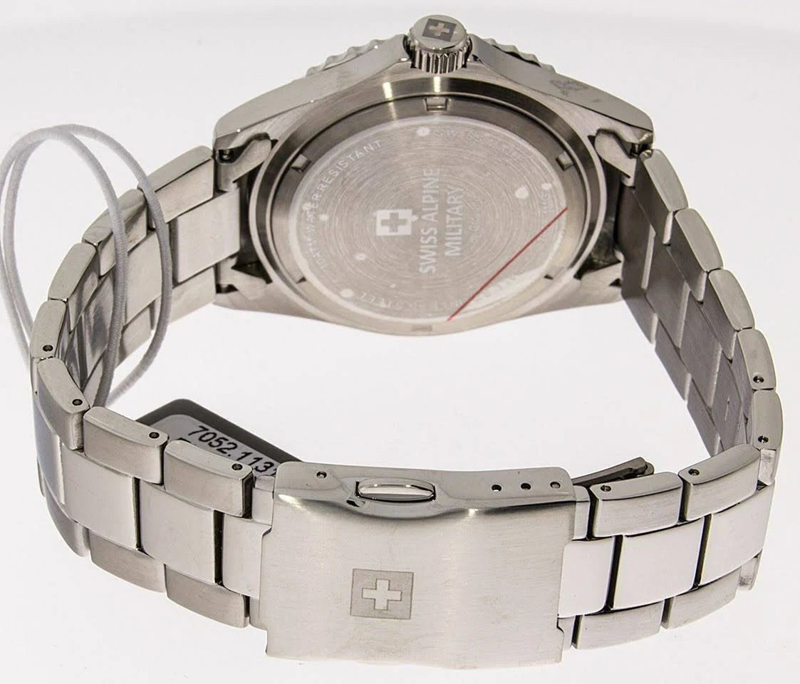 Swiss Alpine Military GMT 7052.1132SAM Orologio uomo